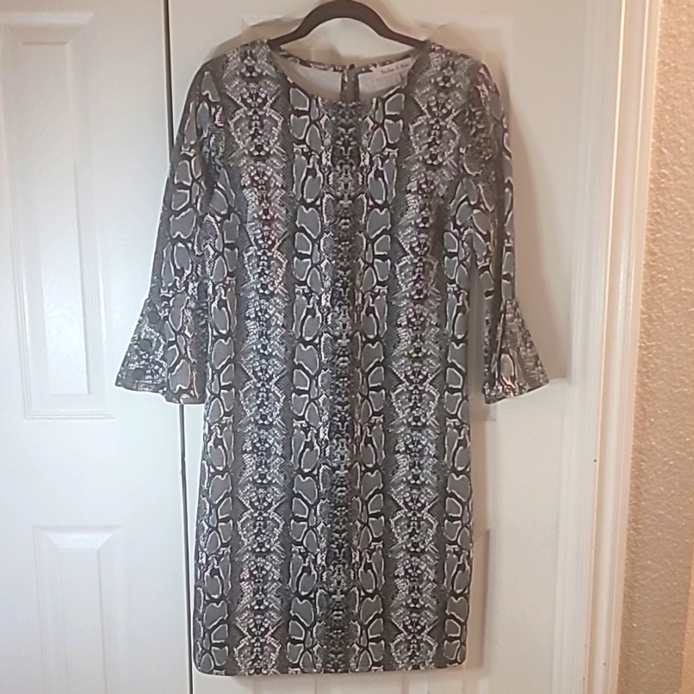 Snake design dress